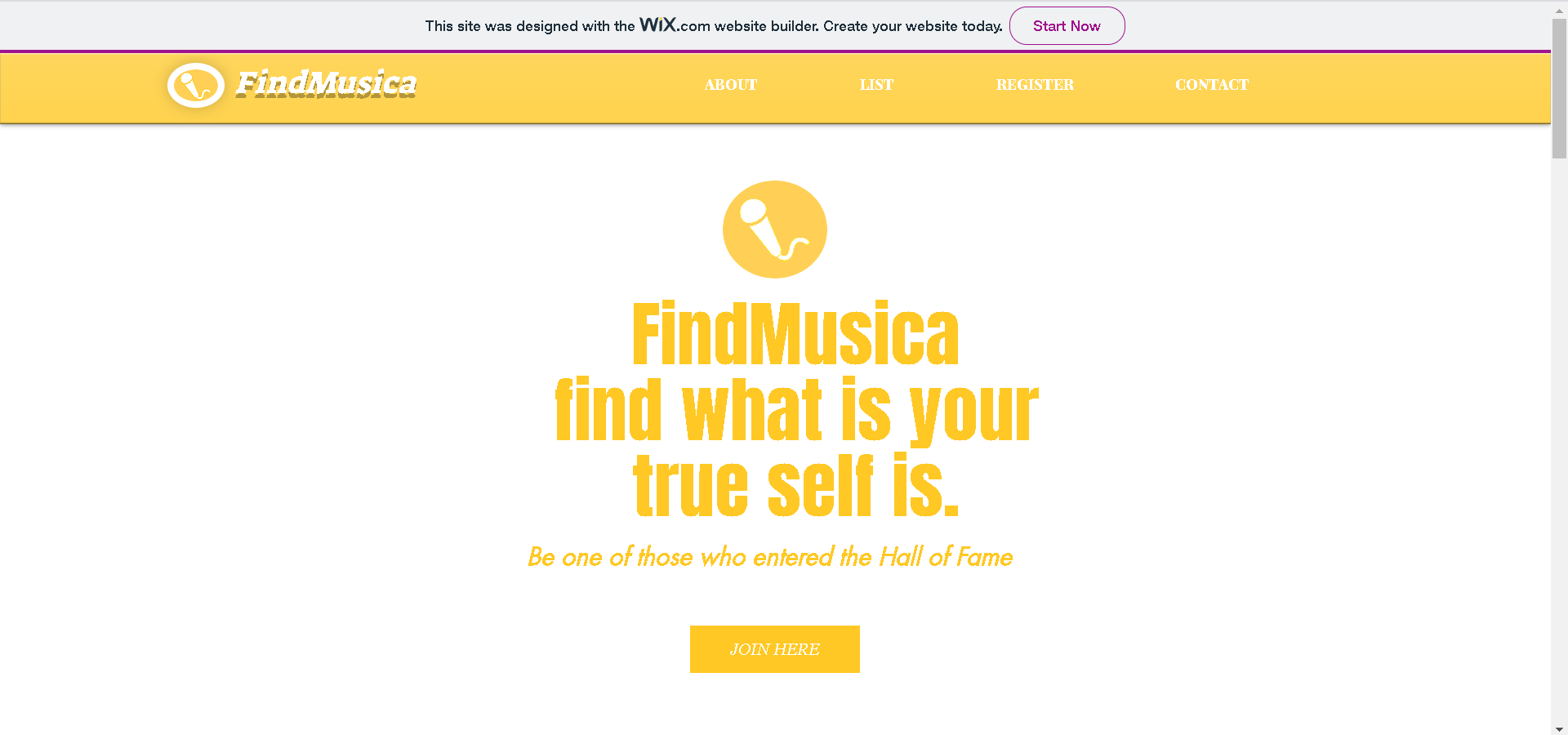 FindMusica Wix Site Image